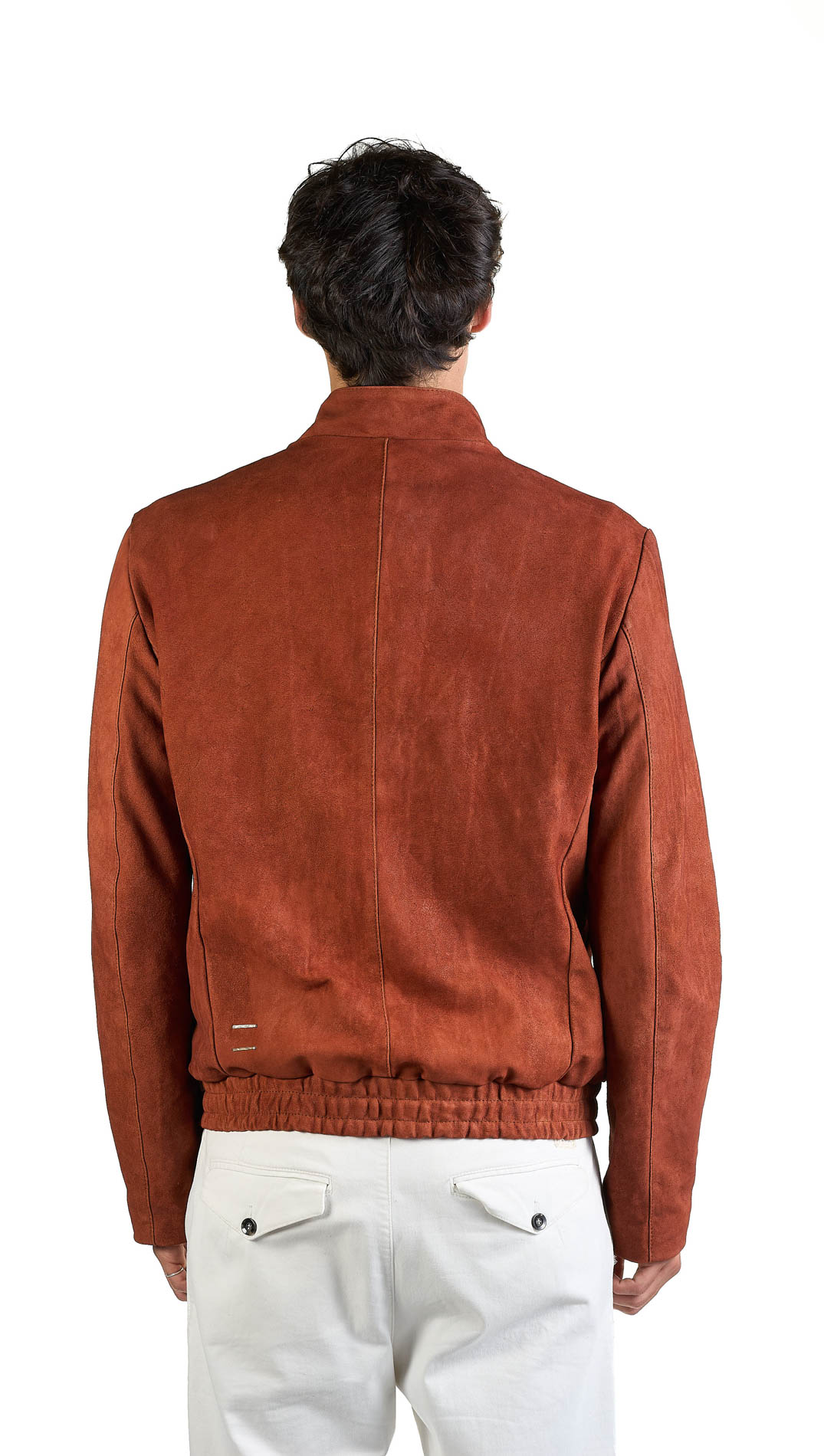 DANIELE BASTA LEATHER AND SILVER JACKET 